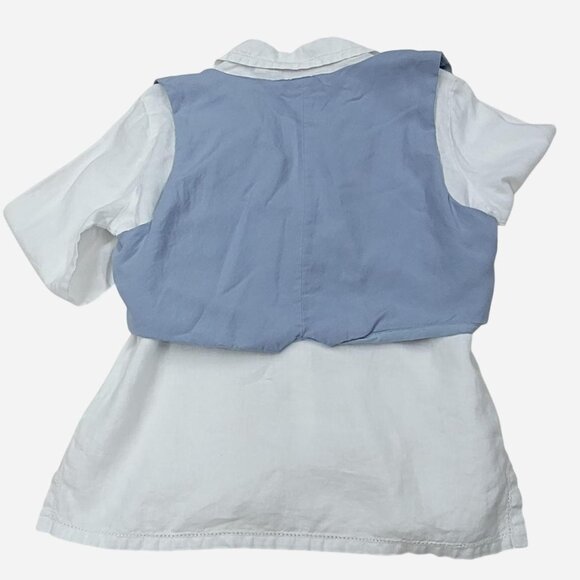 Liz Claiborne Blouse & LA Hearts Vest Bundle - Picture 5 of 6